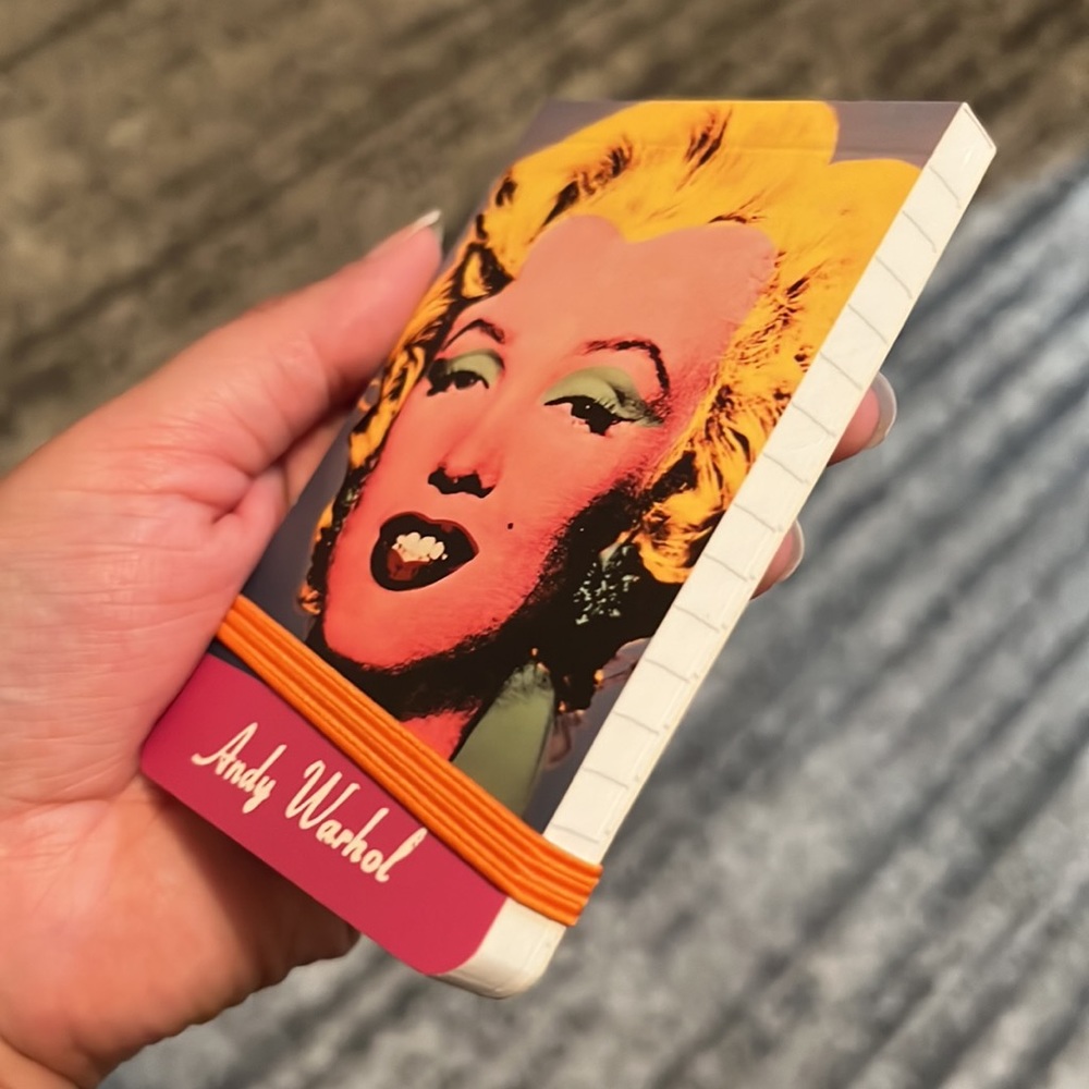Marilyn Monroe Bundle Andy Warhol notepad + Film Note cards + Pen - Picture 10 of 13